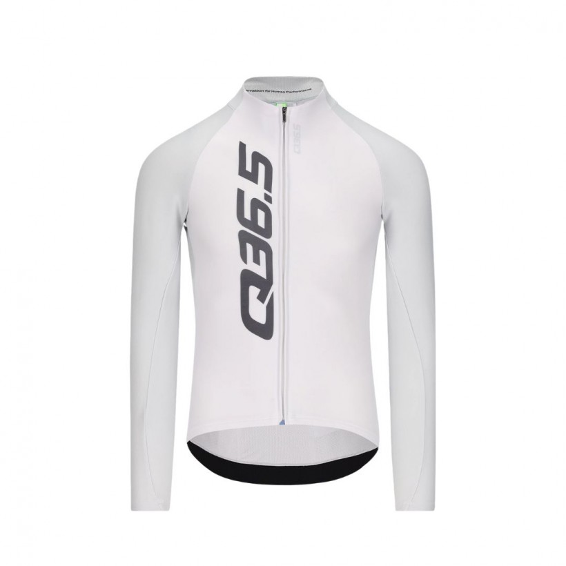 Maillot Q36.5 Gregarius Hybrid Signature Manga Longa Cinza