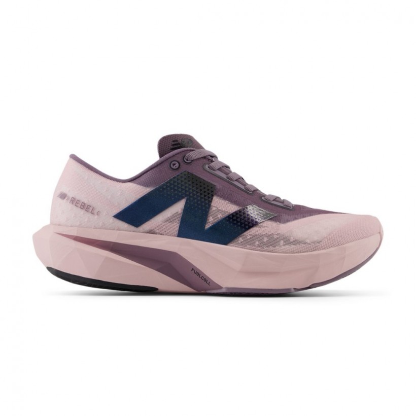 Zapatillas New Balance FuelCell Rebel v4 Morado Rosa SS25 Mujer