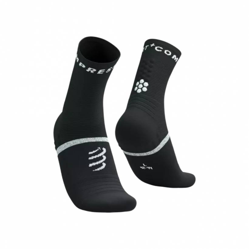 Compressport Pro Marathon V2.0 Socken Schwarz Weiß
