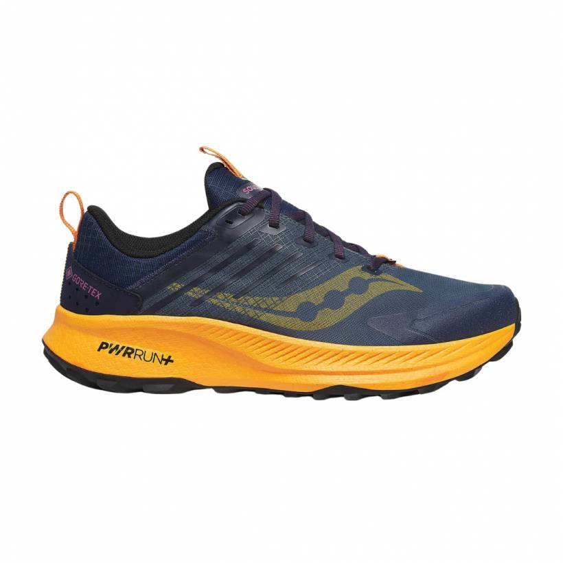 Ténis Saucony Ride TR2 GTX Azul Laranja SS25