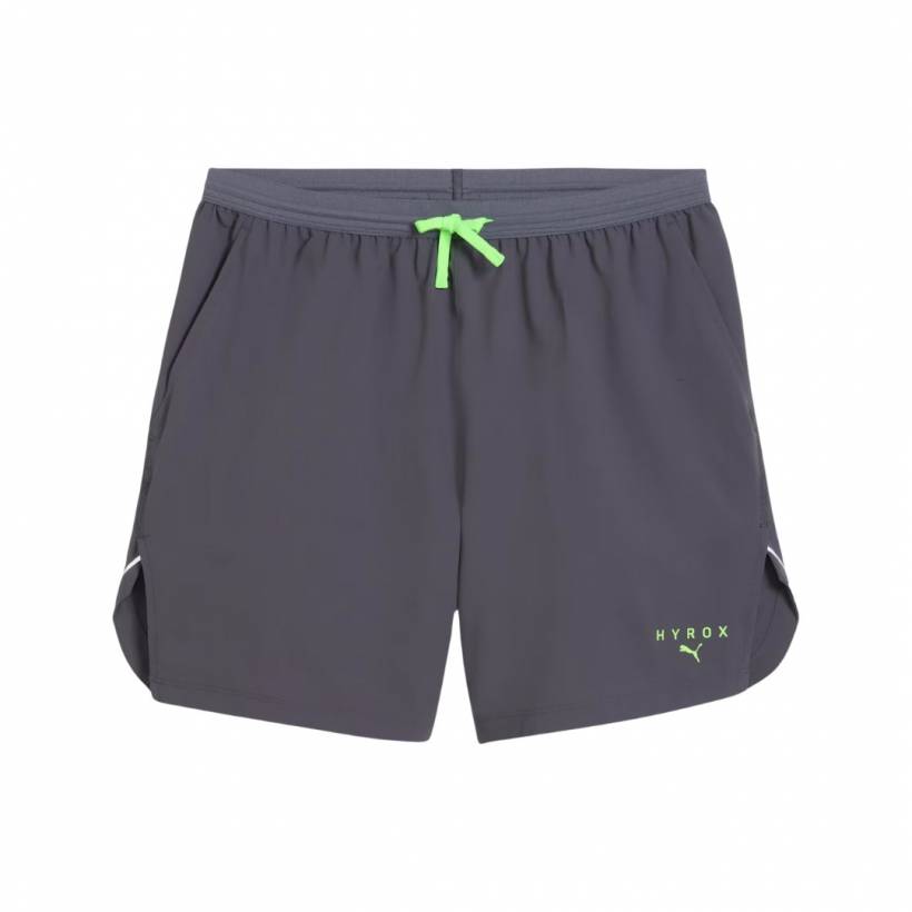 Short Puma x Hyrox Ultraweave 6" Cinza Verde
