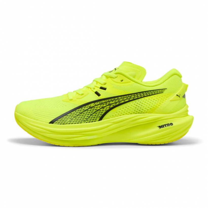 Ténis Puma Deviate Nitro 3 Amarelo Verde SS25