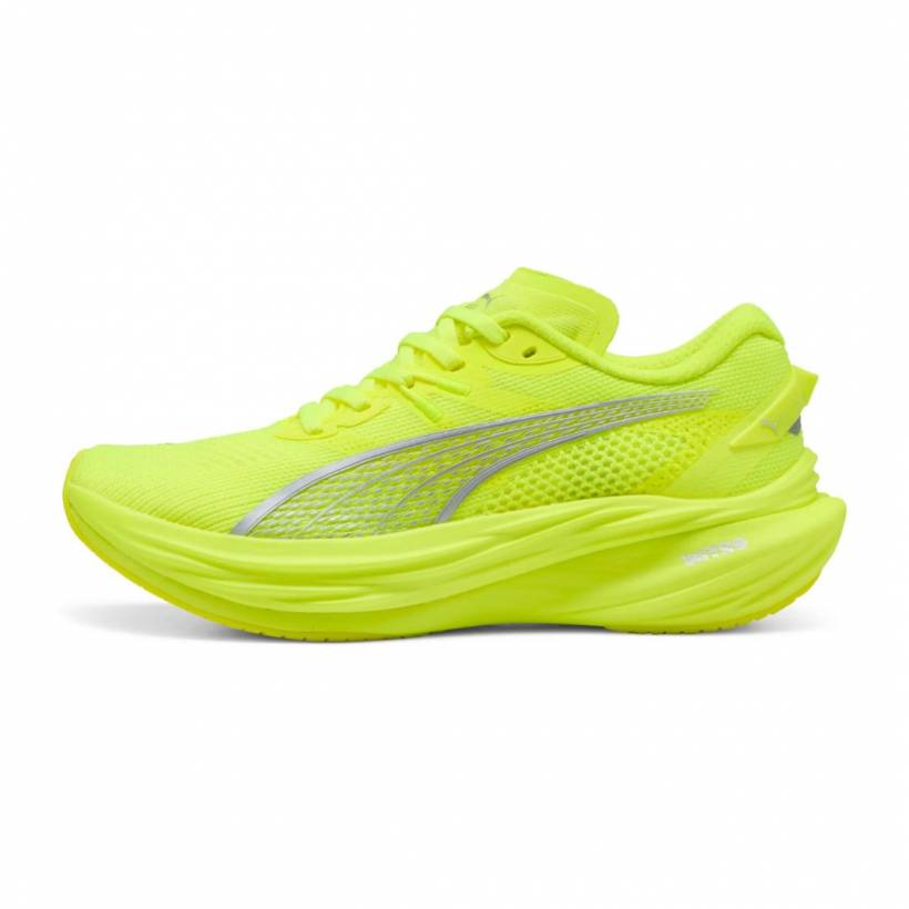 Ténis Puma Deviate Nitro 3 Amarelo Cinza SS25 Mulher