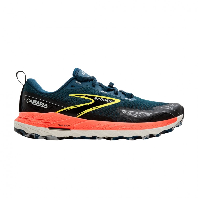 Buty Brooks Cascadia 18 Niebiesko-Czerwone SS25