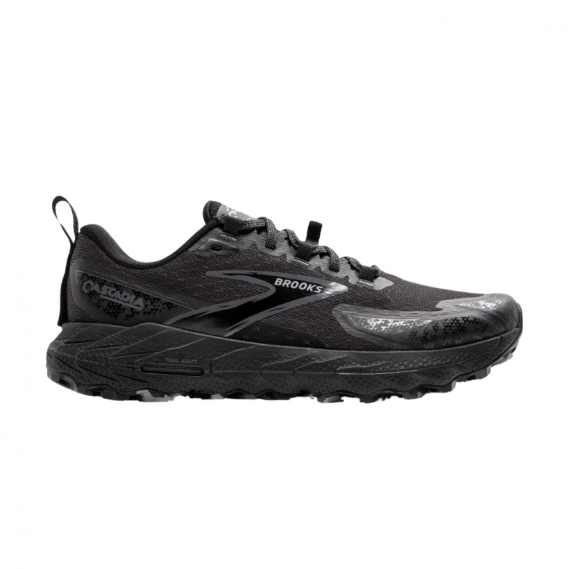 Tênis Brooks Cascadia 18 Preto Cinza SS25