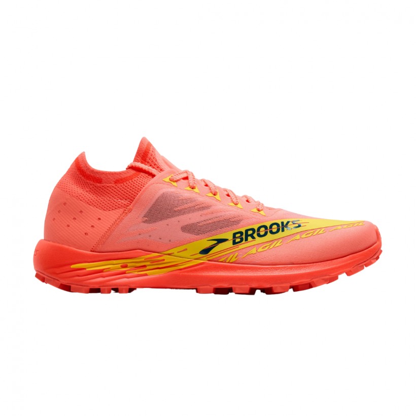 Scarpe Brooks Catamount Agil Arancione Giallo