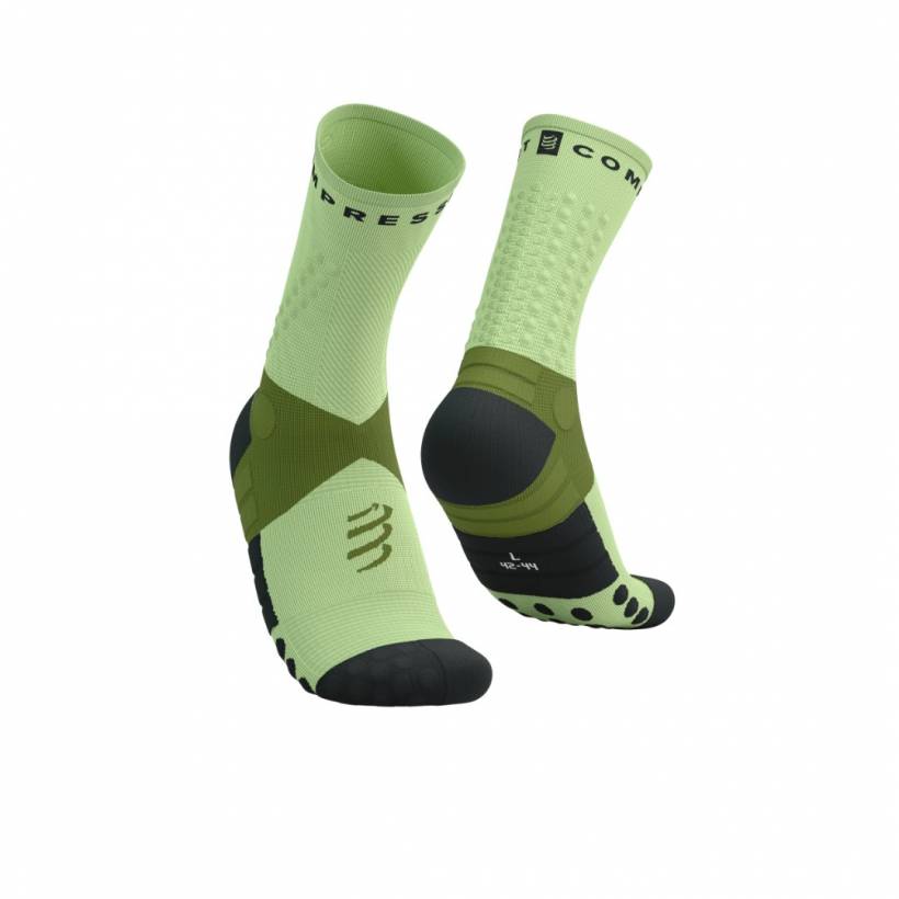 Calze Compressport Ultra Trail Socks V2.0 Verde Nero