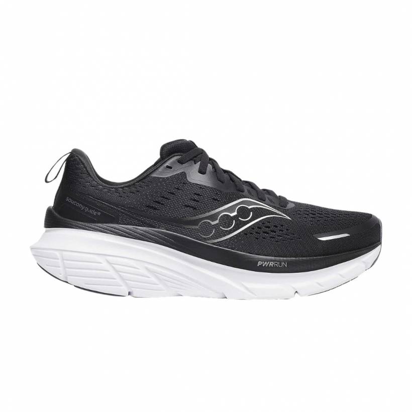 Ténis Saucony Guide 18 Preto Branco SS25