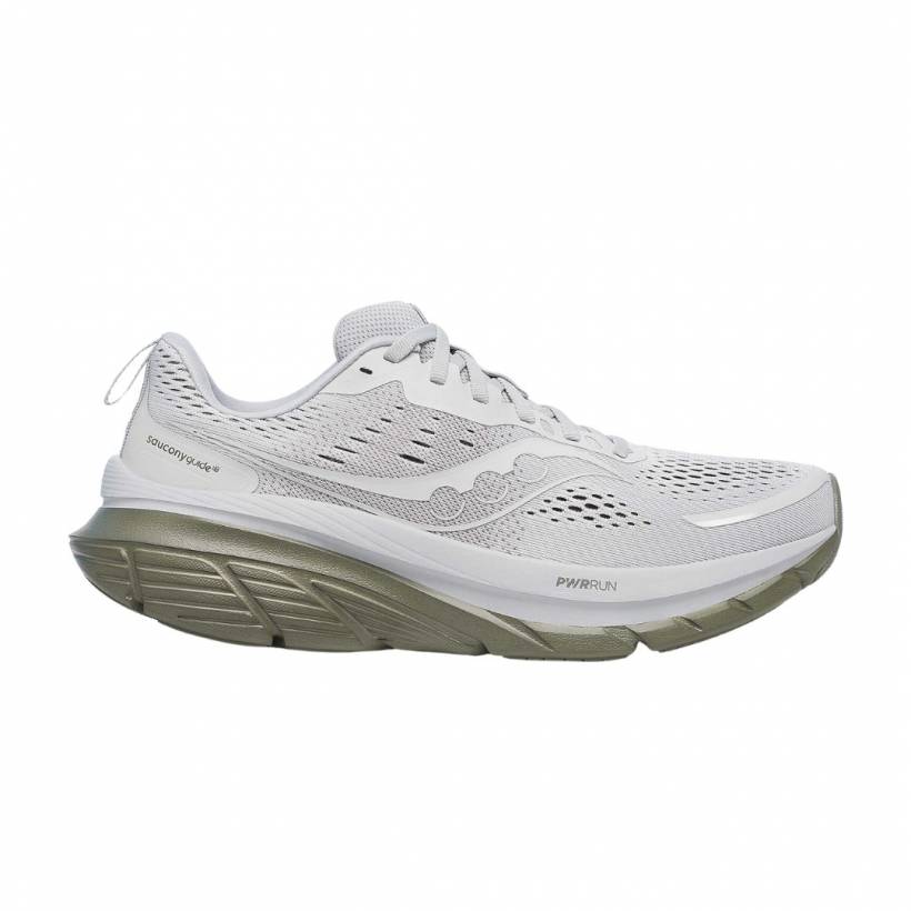 Ténis Saucony Guide 18 Bege Verde SS25
