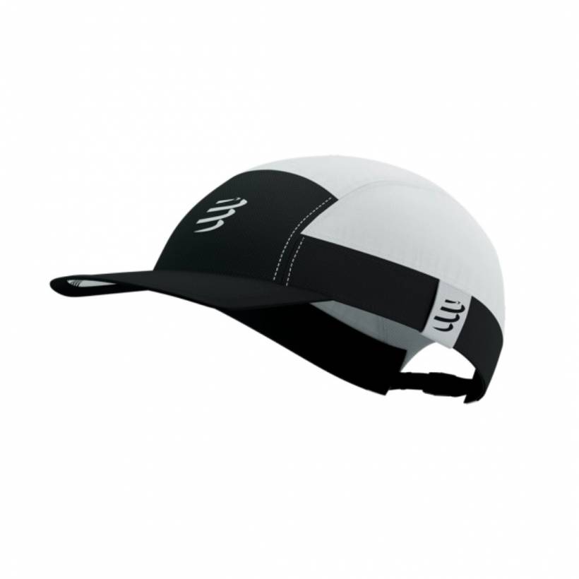 Czapka Compressport 5 Panel Light Cap Biało-Czarna