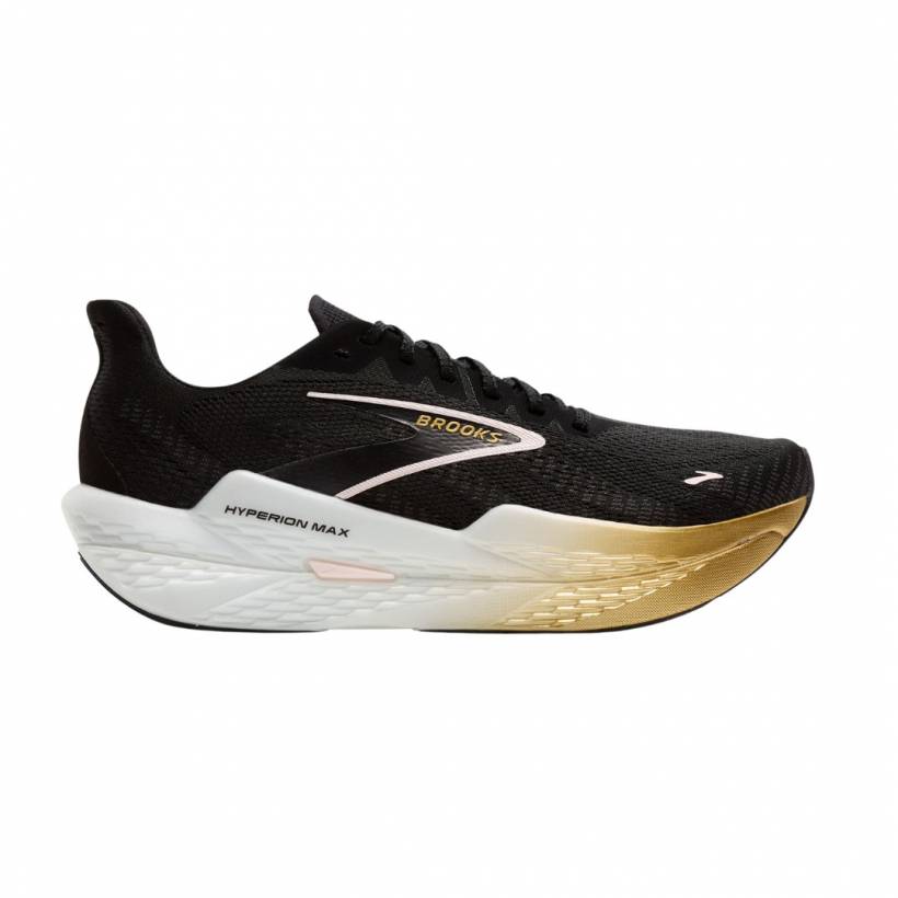 Scarpe Brooks Hyperion Max 2 Nero Oro SS25 Donna
