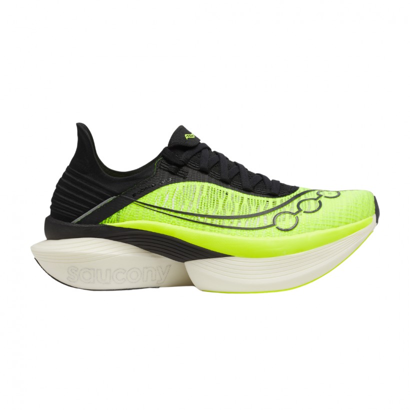 Saucony Endorphin Elite 2 Yellow Black SS25 Unisex Shoes