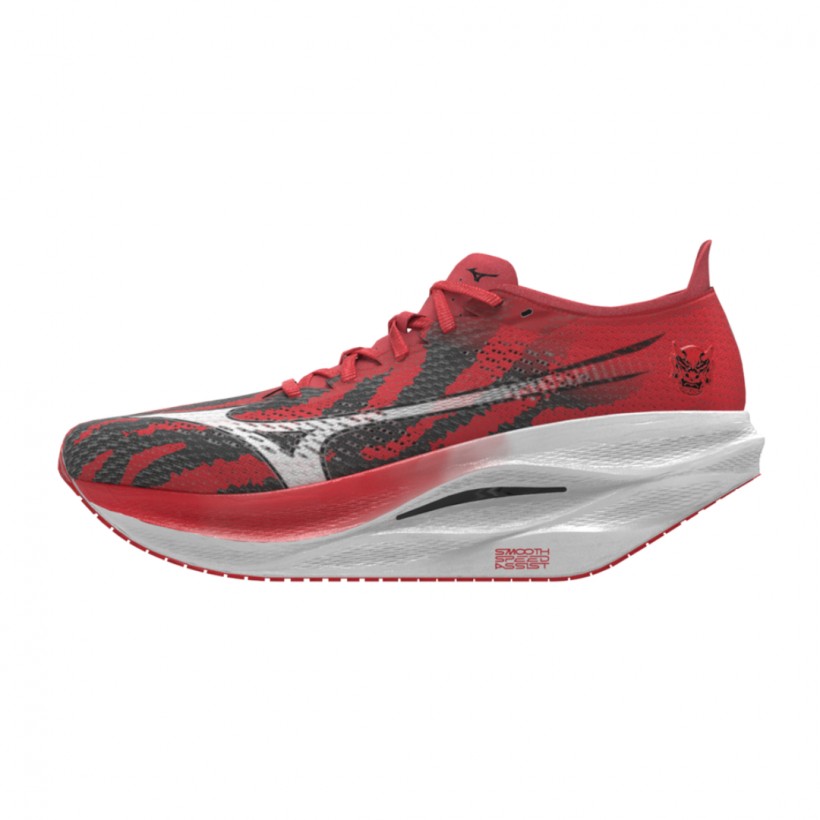 Scarpe Mizuno Wave Rebellion Pro 3 Oni Pack Rosso Blu SS25 Unisex