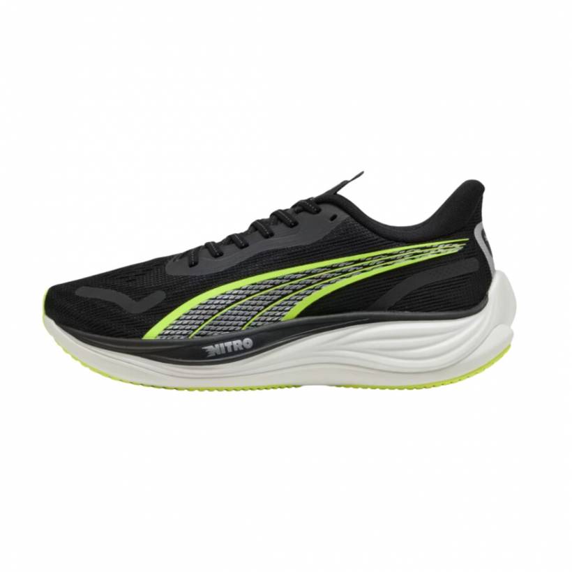 Puma Velocity Nitro 3 Schuhe Schwarz Gelb SS25