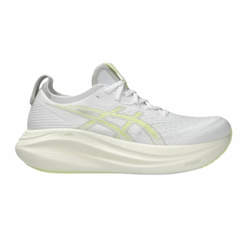 Asics Gel-Nimbus 27 Shoes White Yellow SS25