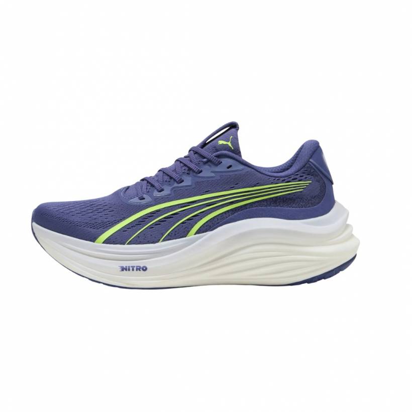 Ténis Puma MagMax Nitro Roxo Verde SS25