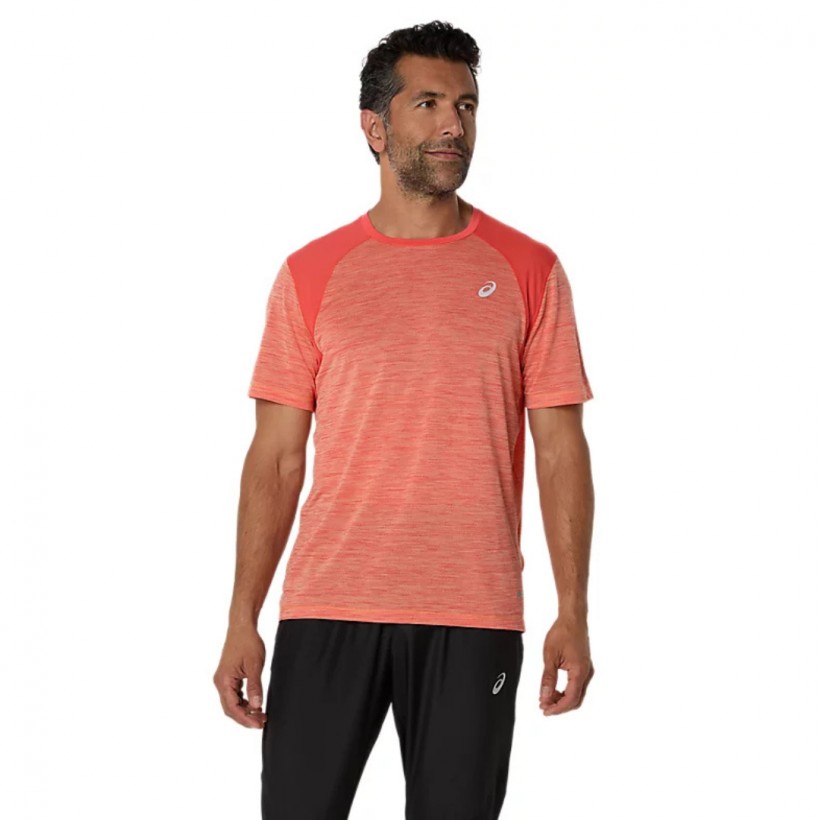 Koszulka Asics Road SS Top z Krótkim Rękawem Pomarańczowa