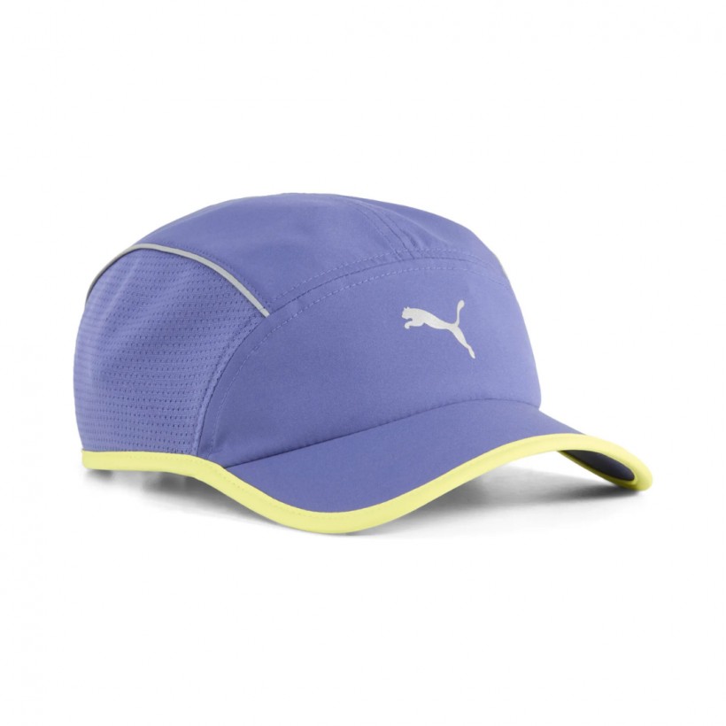 Casquette Puma Runner Short Visor 5 Panel Bleu