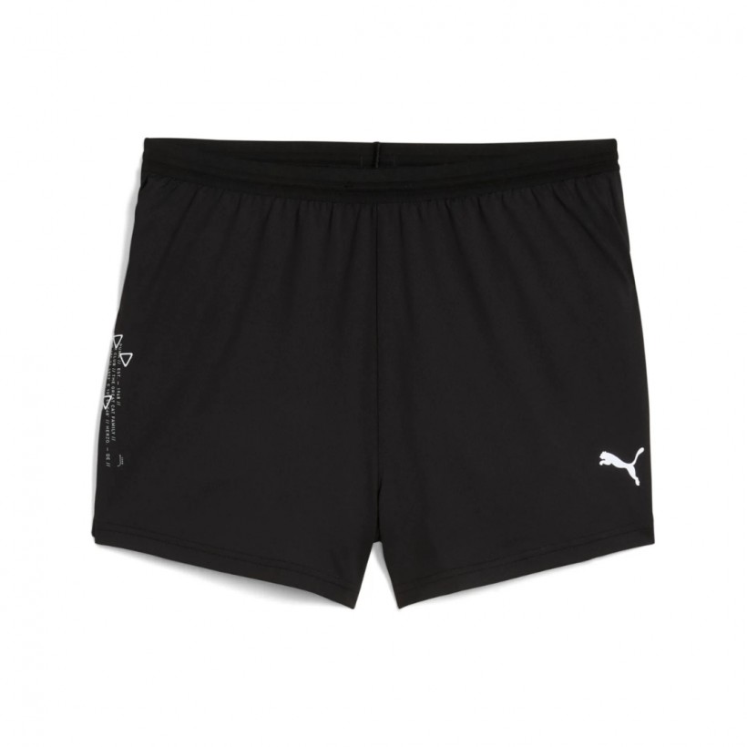 Pantaloncino Puma Knit 3” Split Nero