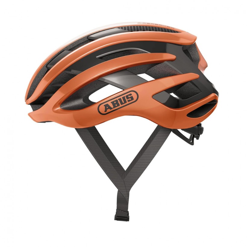 Capacete Abus Airbreaker Laranja Preto