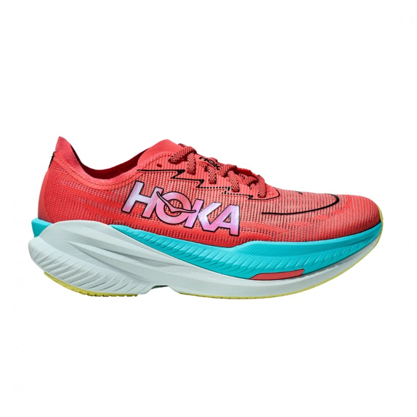 Tênis Hoka Mach X 2 Vermelho Azul SS25