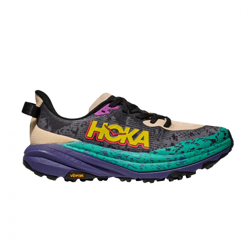 Scarpe Hoka Speedgoat 6 Grigio Verde SS25