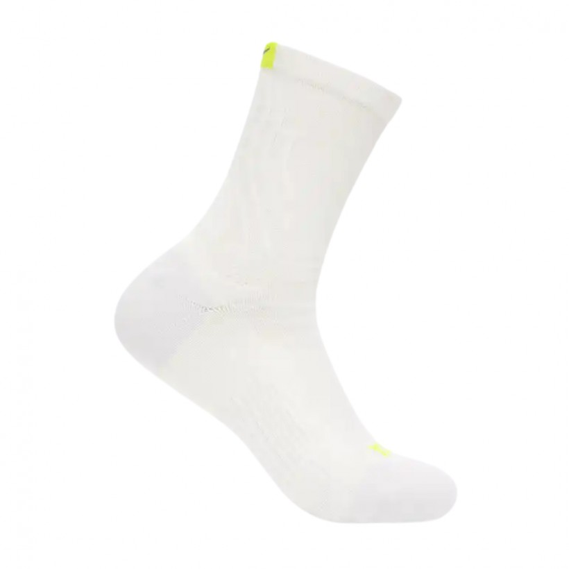 Meias Hoka Bondi Crew Run Branco