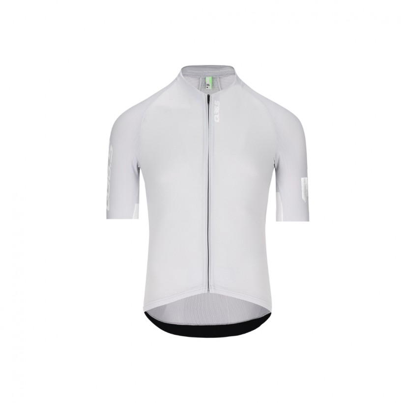 Maillot Q36.5 Gregarius Pro Signature Maillot Gris Blanco