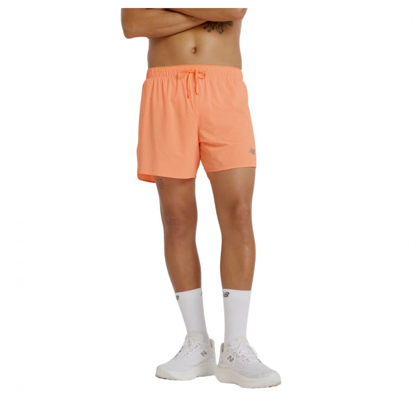 Pantalón Corto New Balance RC Ultra Light Split 5" Naranja
