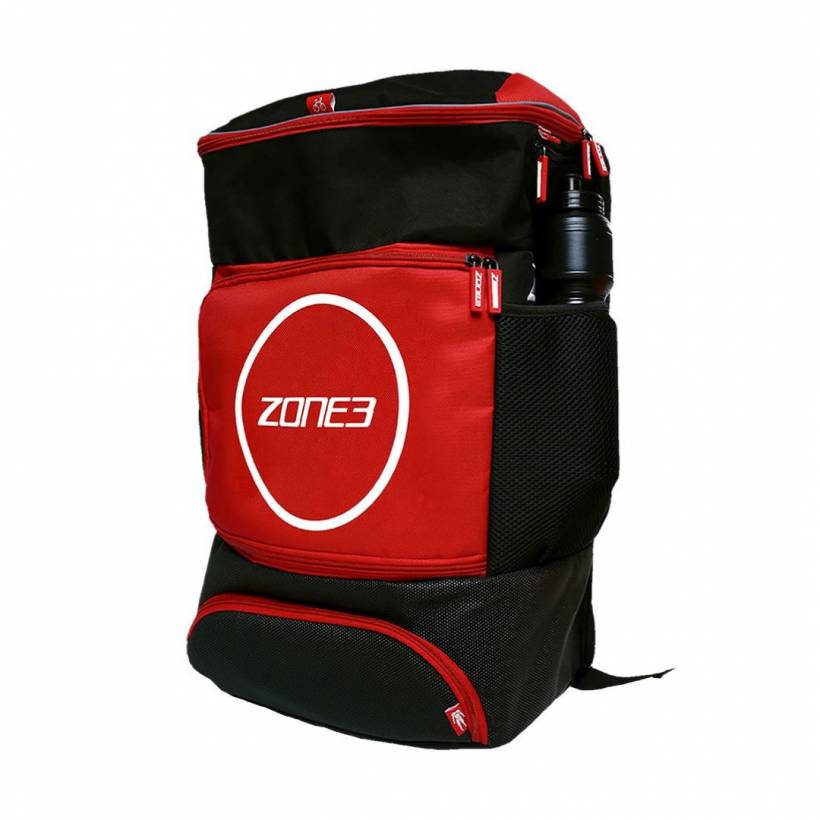 Mochila de Transição para Triatlo Zone3 Transition Preto Vermelho