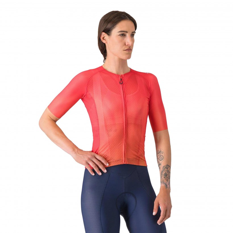 Koszulka Castelli Climber's A/C Czerwona Damska