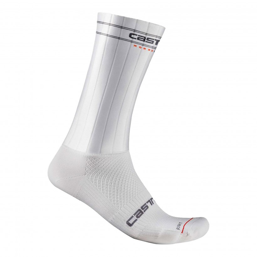 Castelli Fast Feet 3 Socken Weiß