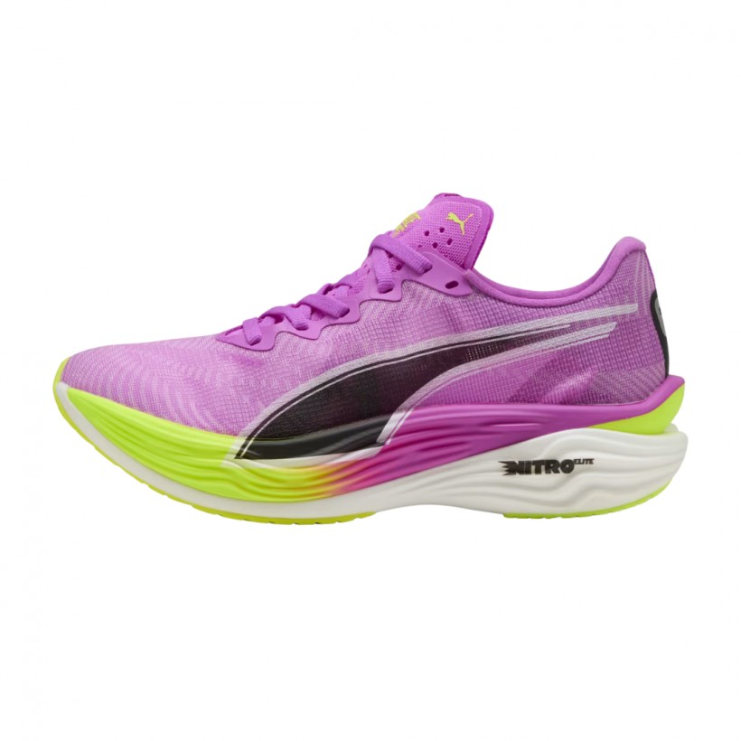Buty Puma Deviate Nitro Elite 3 Fioletowy Zielony SS25 Damskie