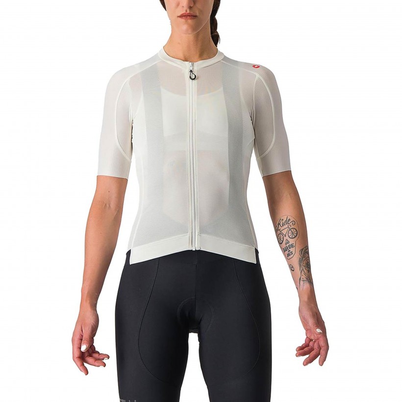 Maillot Castelli Espresso Blanco Mujer