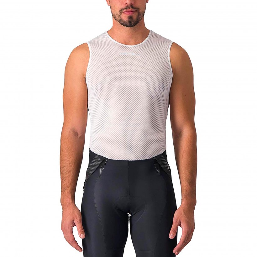 Koszulka Bez Rękawów Castelli Pro Mesh 2.0 Biała