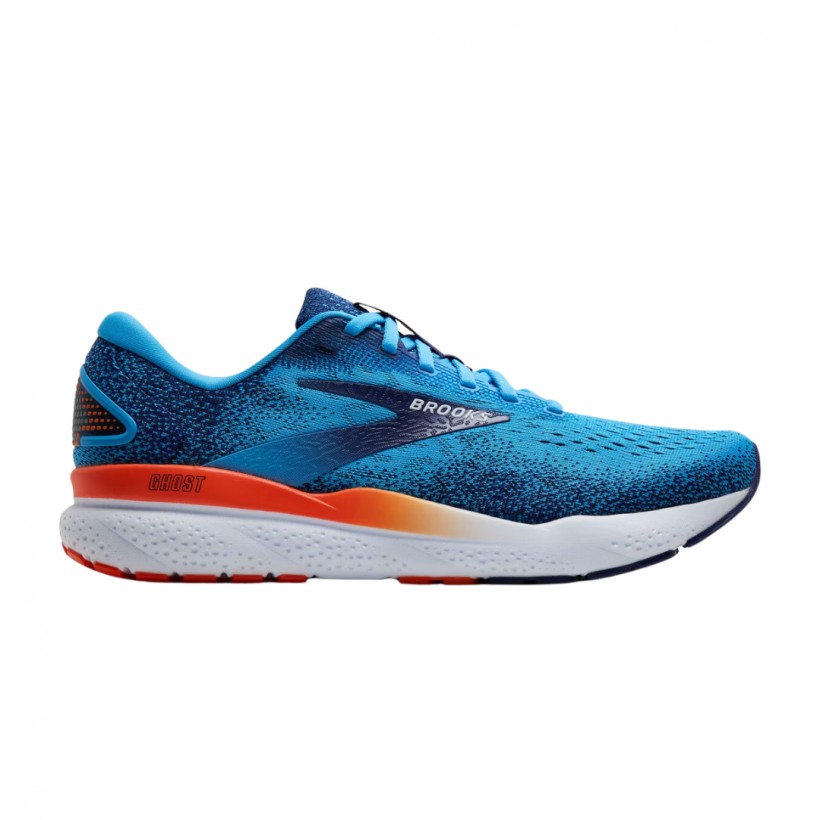 Brooks Ghost 16 Shoes Blue Orange SS25