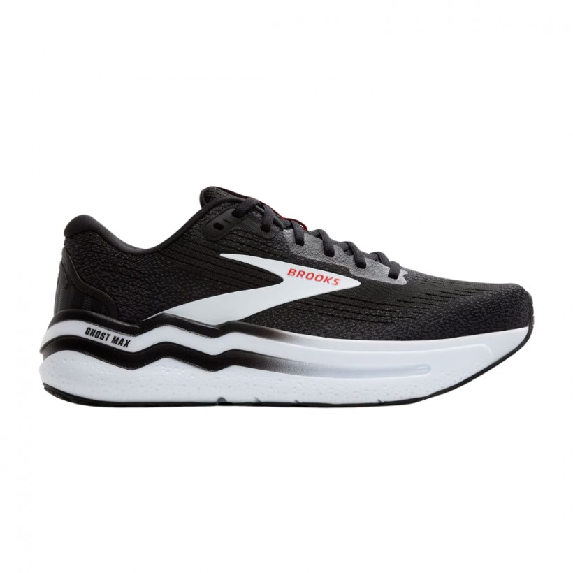 Chaussures Brooks Ghost Max 2 Noir Blanc SS25