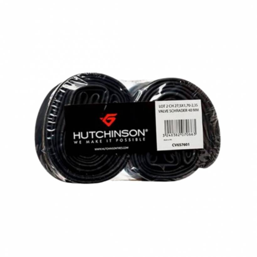 Confezione 2 Camere d'Aria Hutchinson 700x28-35 Valvola Schrader 40 mm