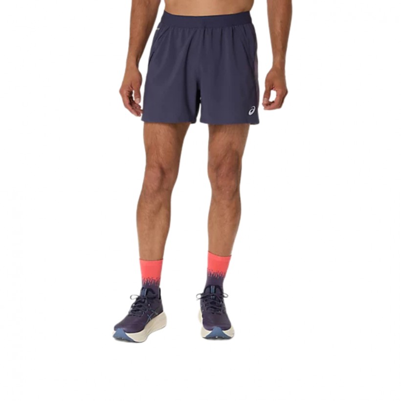 Spodenki Asics Road 5in Short Niebieskie