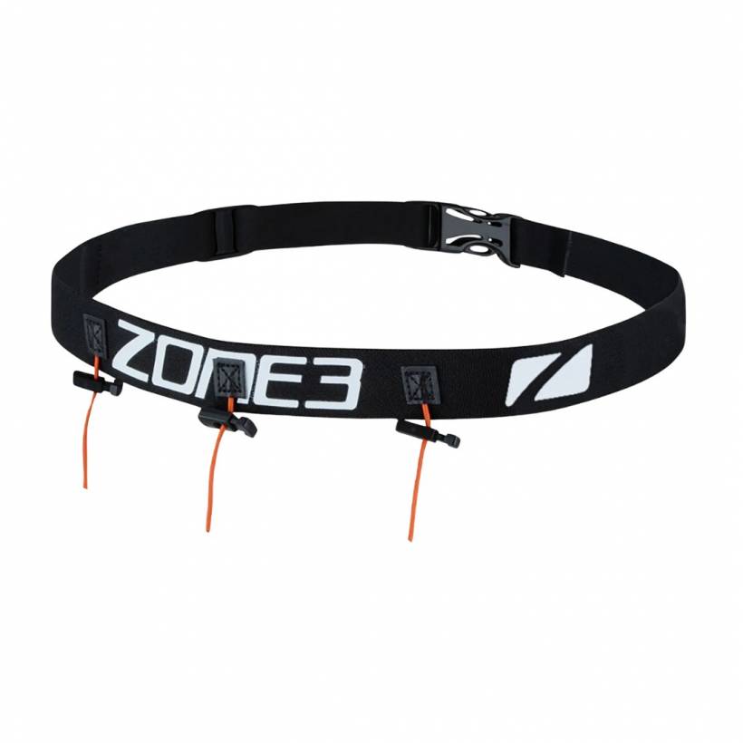 Portadorsal Zone 3 Racebelt Gel Loops Negro Naranja