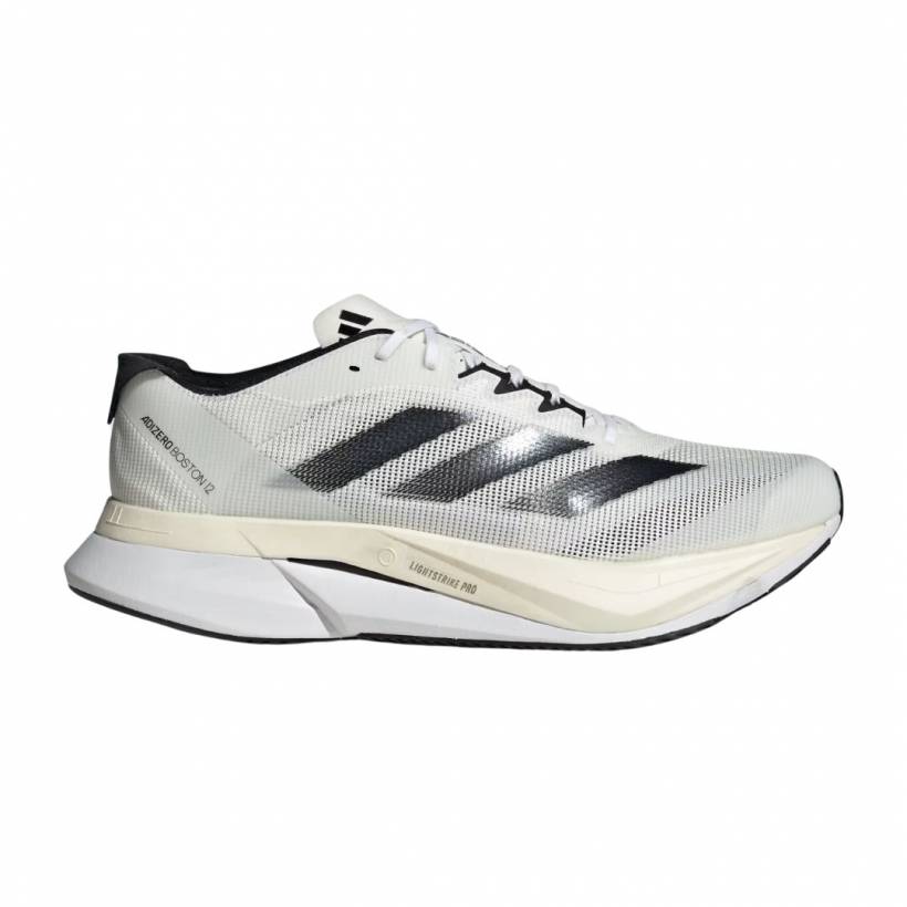Scarpe Adidas Adizero Boston 12 Bianco Nero SS25