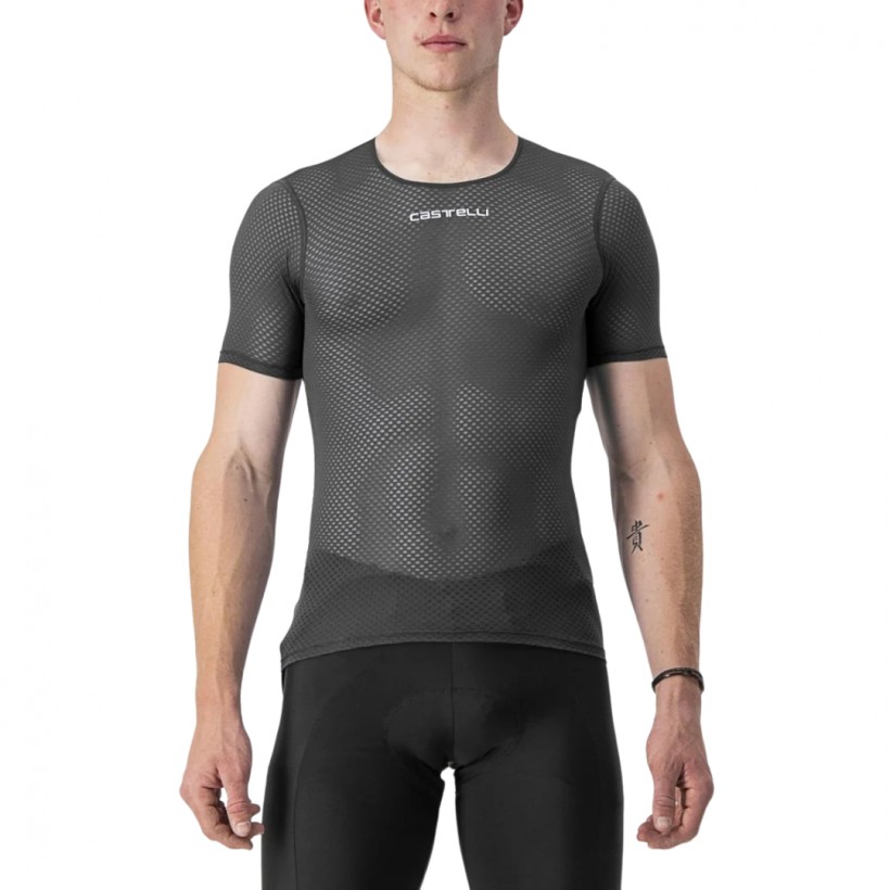 Koszulka Wewnętrzna Castelli Pro Mesh 2.0 Krótki Rękaw Czarna