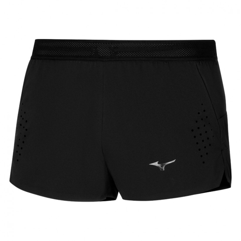Krótkie spodenki Mizuno Tech Light Split 1.5 Czarny