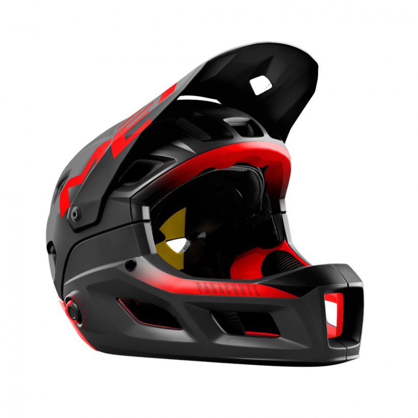 Casque MET Parachute MCR Mips Noir Rouge