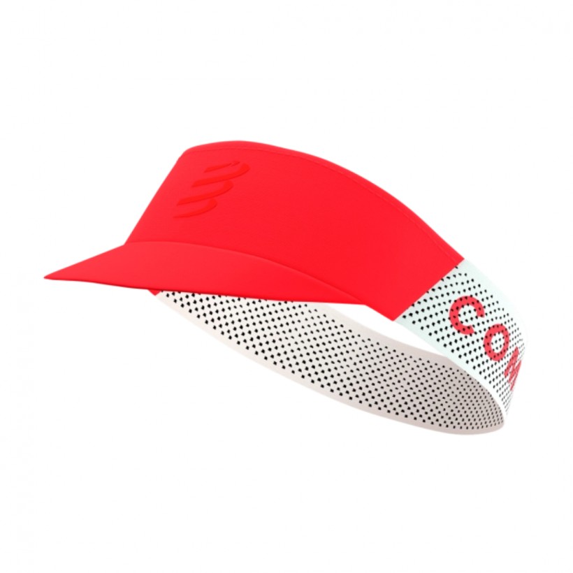 Daszek Compressport Pro Racing Czerwono-Biały