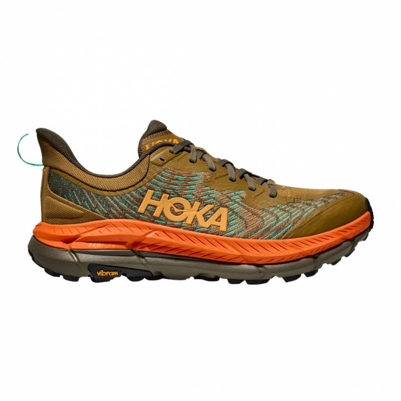 Ténis Hoka Mafate Speed 4 Marrom Laranja