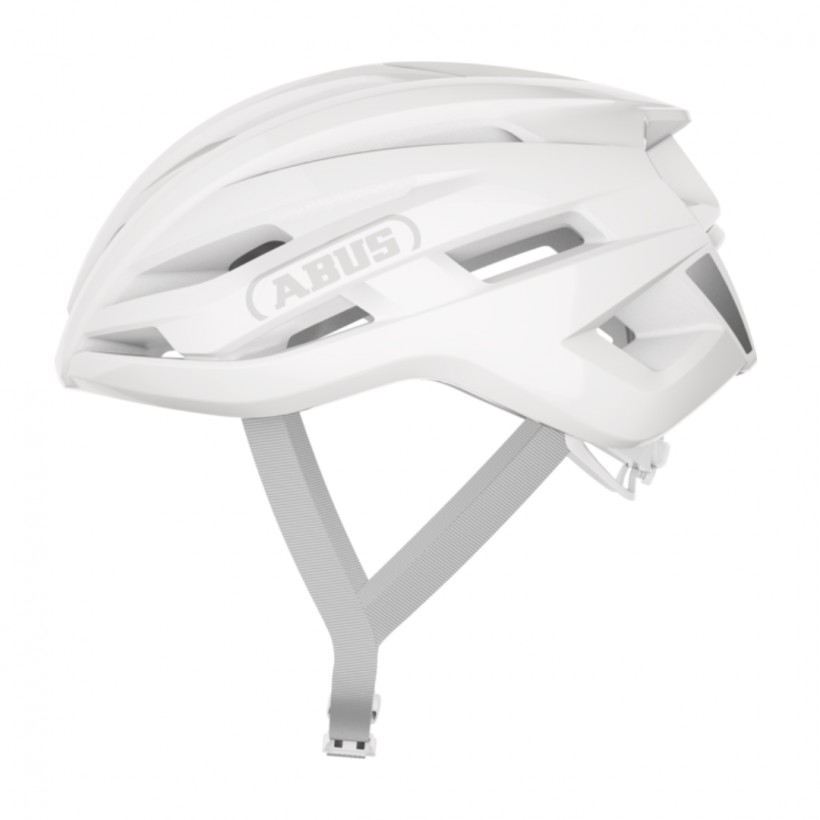Casco Abus Stormchaser Ace Bianco Puro