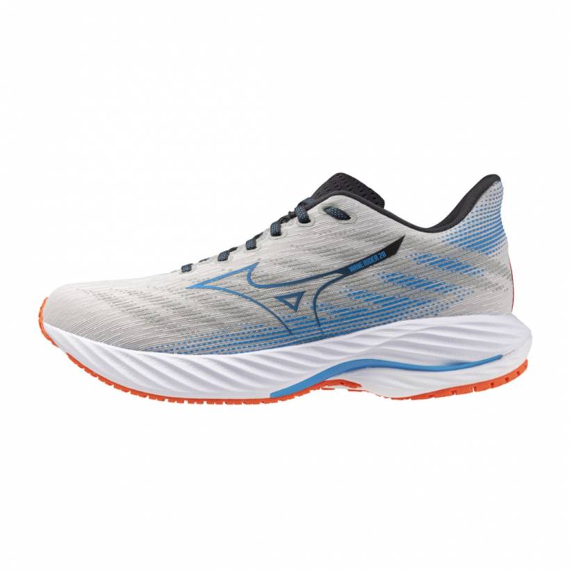 Scarpe Mizuno Wave Rider 28 Grigio Blu SS25