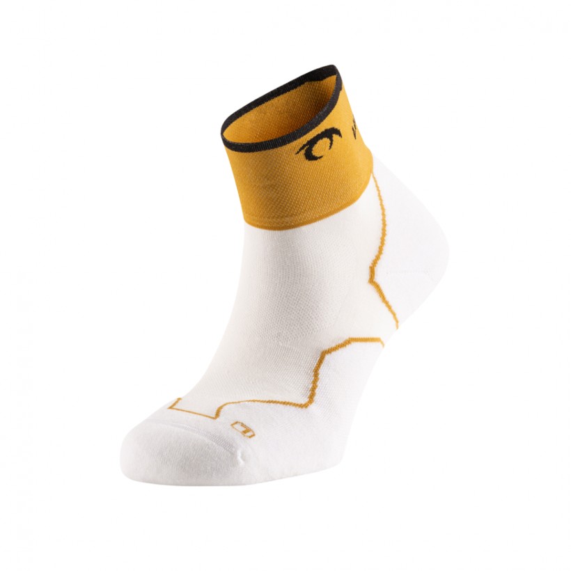Lurbel Desafio Three Socks White Yellow