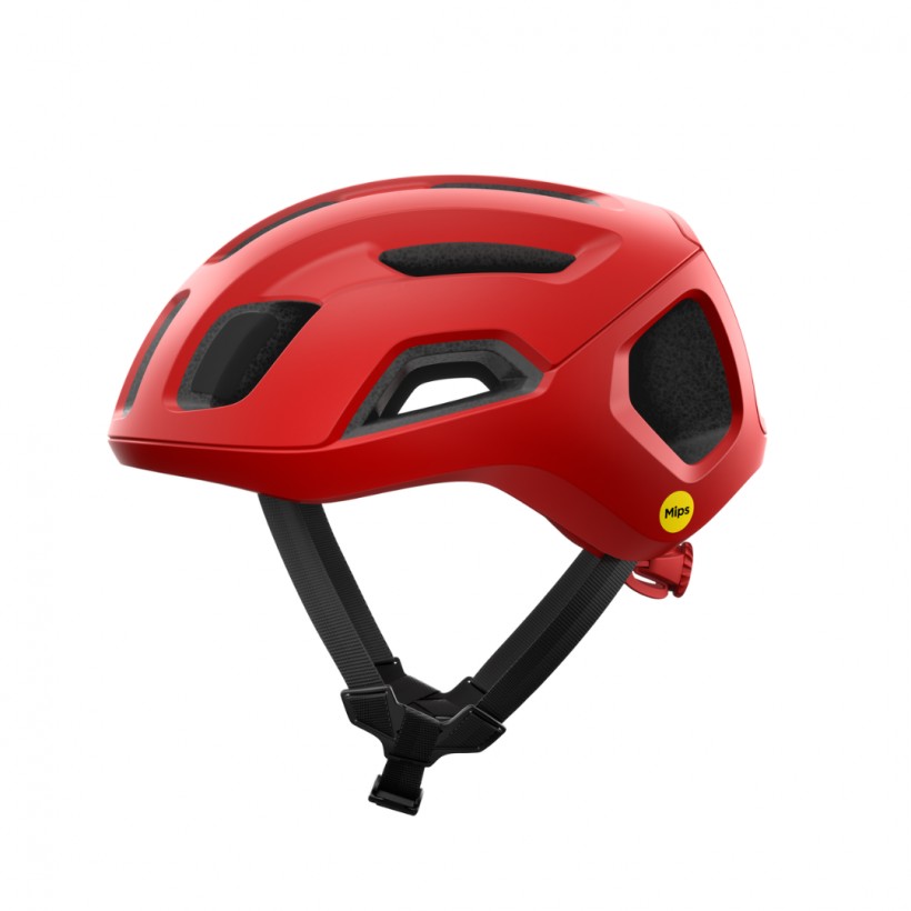 Capacete POC Ventral Air Mips Matte Vermelho Matte Preto